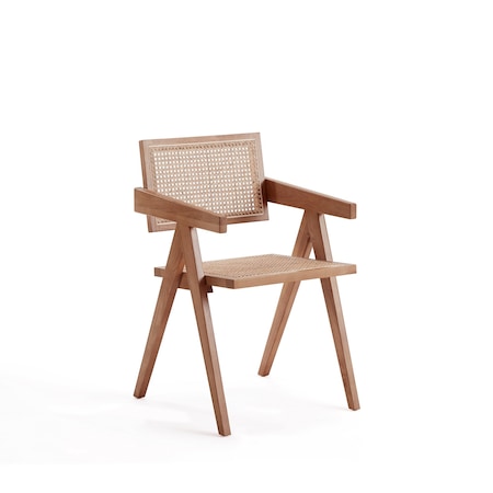 Hamlet Dining Arm Chair In Nature Cane